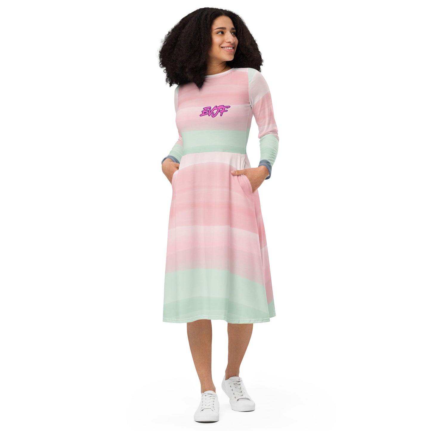 Robe manches longues avec impression EVJF par Classic Apparel