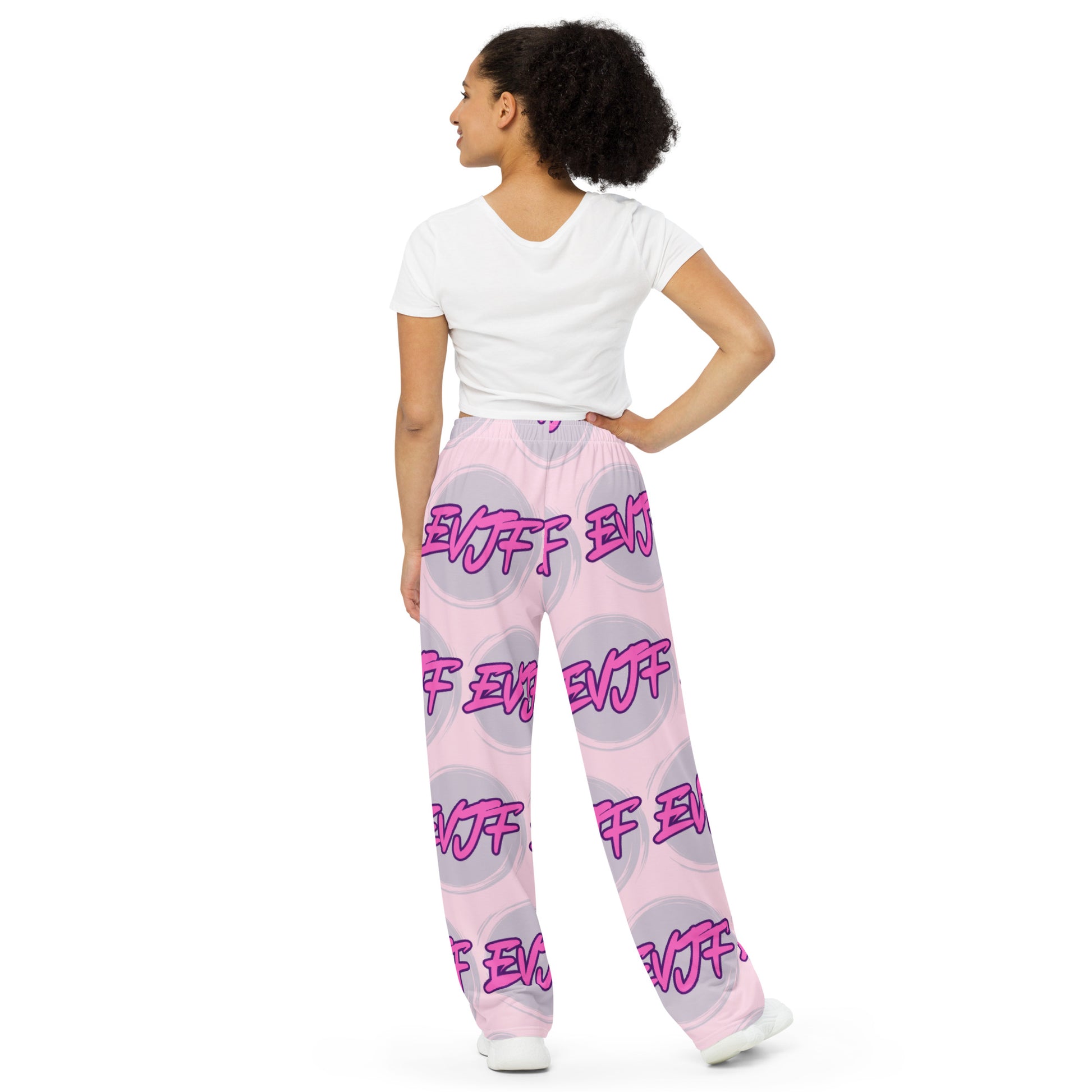 Pantalon large "EVJF" rose par Classic Apparel