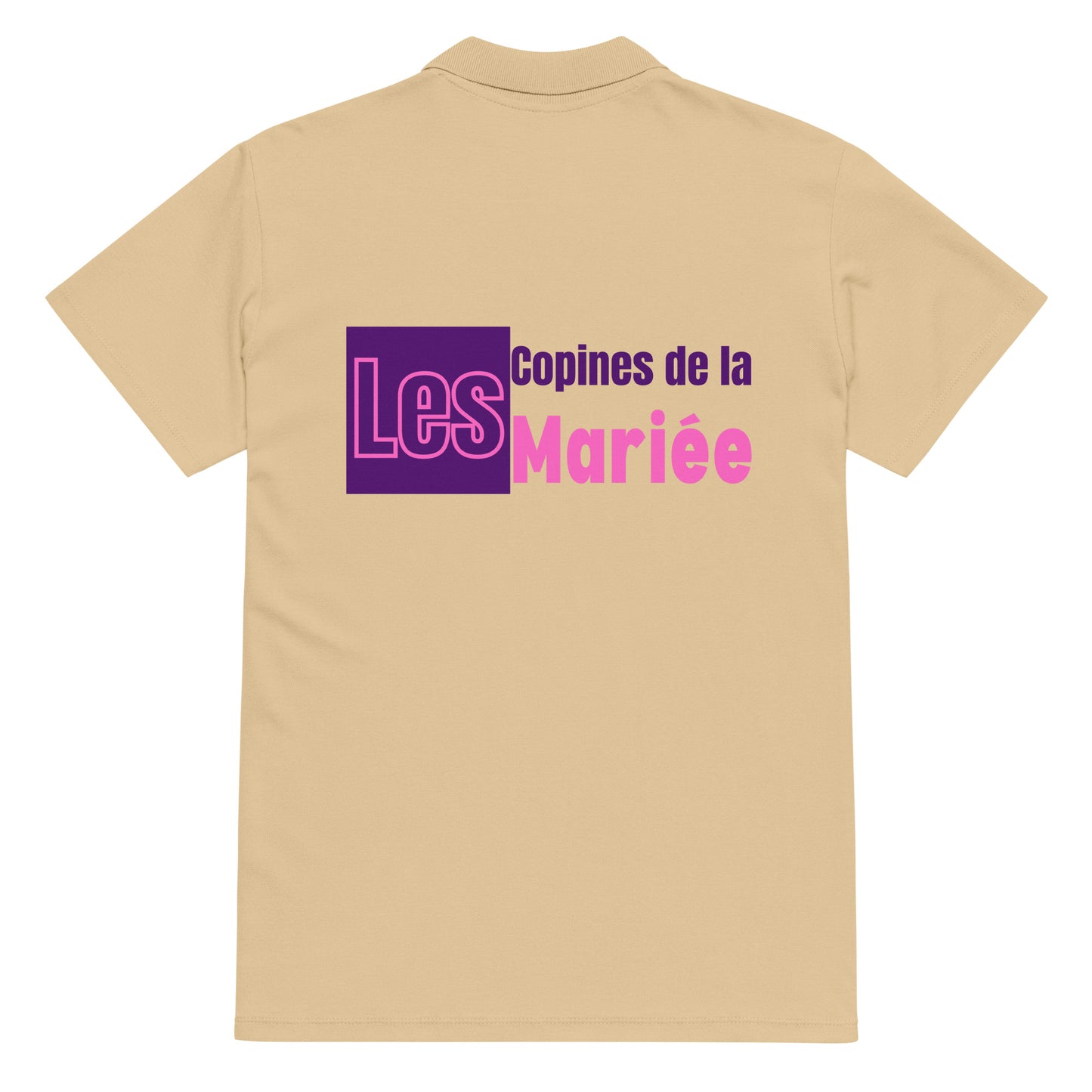 Polo premium "EVJF" - Les copines de la mariée. par Classic Apparel