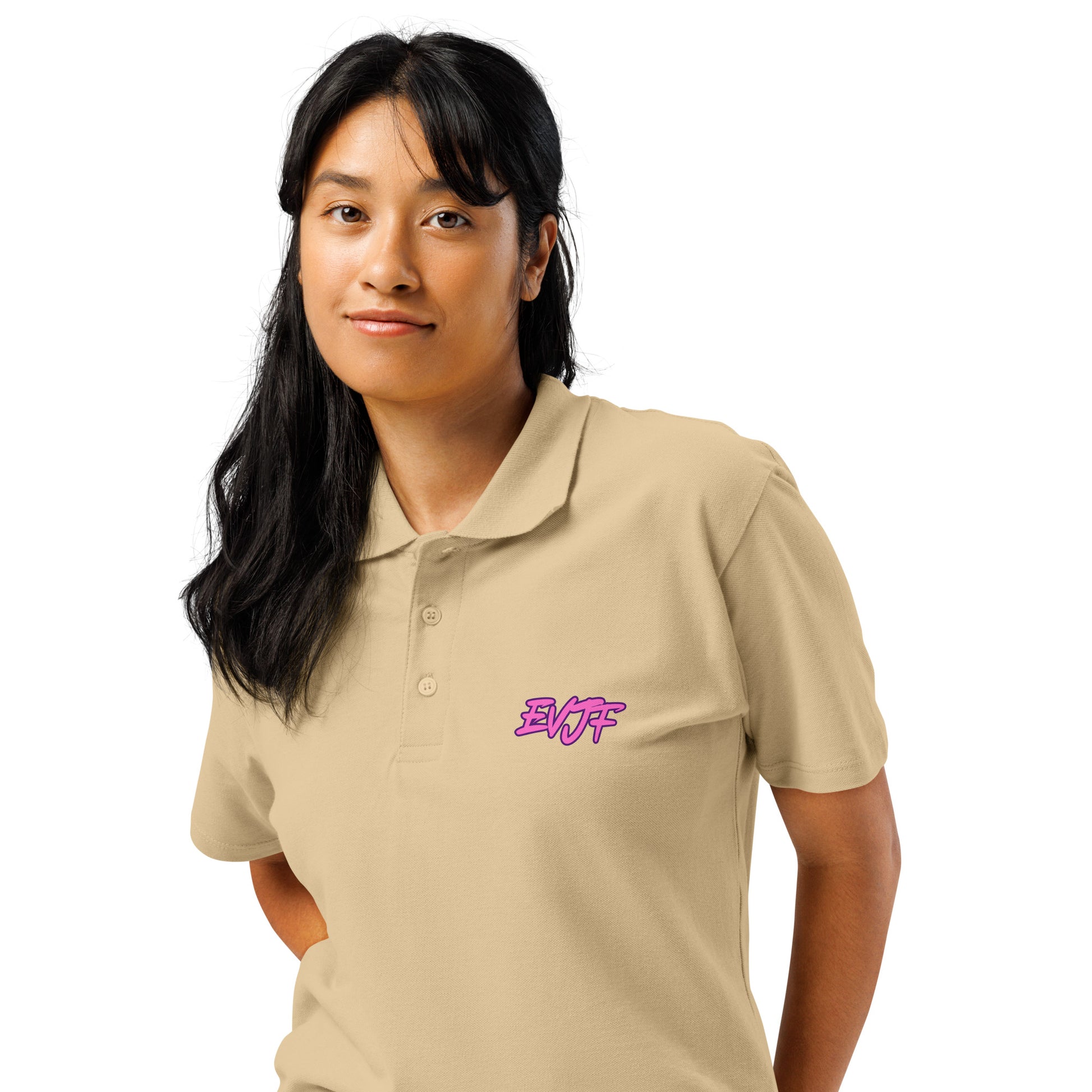 Polo premium "EVJF" - Les copines de la mariée. par Classic Apparel