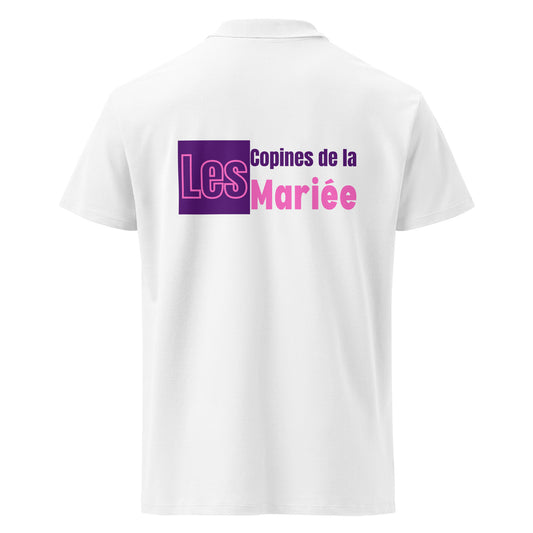 Polo premium "EVJF" - Les copines de la mariée. par Classic Apparel